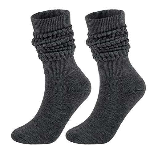 Generisch Calcetines de burbuja de tubo de altura media Calcetines de moda y versátiles Calcetines para hombres y mujeres en el mismo estilo Muslo Medias altas, gris, Talla única