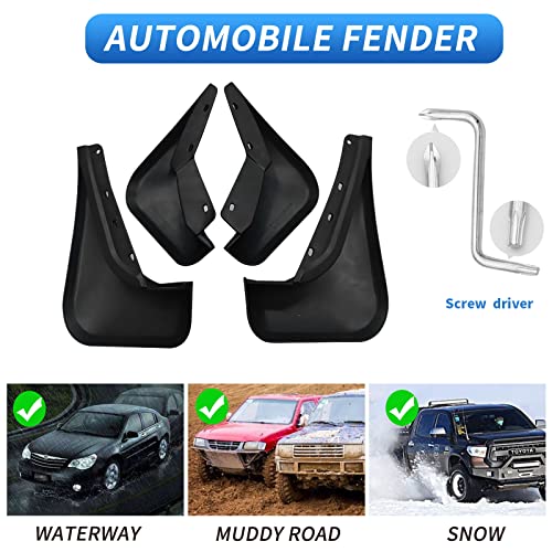 Image of Custom Fit for Mud Flaps Volvo XC60 2018-2023 2024 2025 Mud Splash Guard Front and Rear 4-PC Set