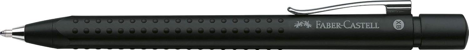 Faber-Castell Grip 2011 Medium Tip Ballpoint Pen - Frost Black