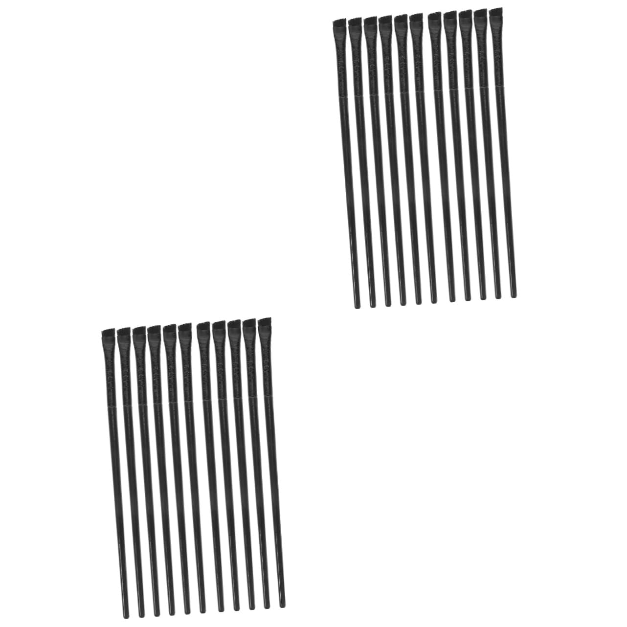 Mipcase 2sets Cosmetic Brush Set Angled Eyeliner Eyeshadow Brush Makeup Tools for Women 12pcs*2