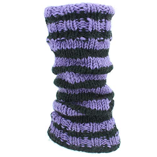 Jambières en laine tricot épais LOUDelephant la maille d'exception