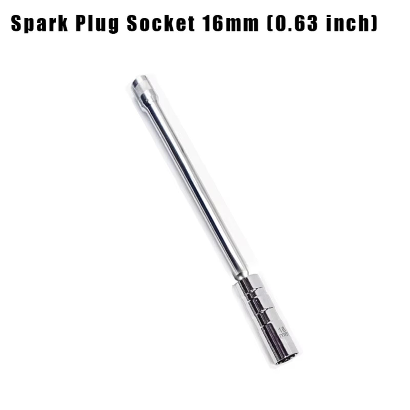 14mm 16mm Girevole Lunga Estensione Installa Riparazione per Presa Candela Chiave Strumento Magnetico Coppia Rimuovi Chiave Candela Set