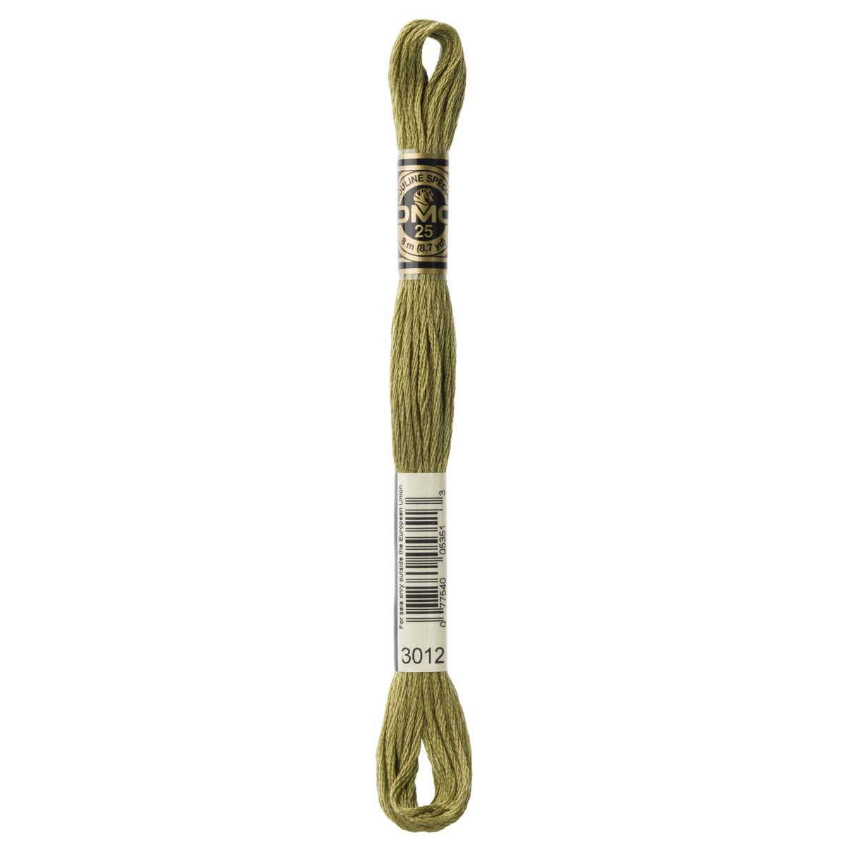 DMC Embroidery Floss Mouline Stranded Cotton Thread for Hand Embroidery and Sewing - Colour No: 3012-4 x 8m Skeins — image 1