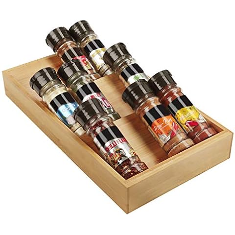Organizador Especias de Bambú con 3 Niveles Cover