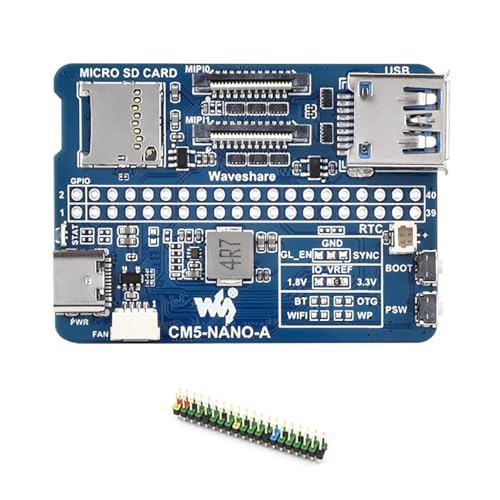 Nano Base Board (A) for Raspberry Pi CM5 & Compute Module 5 Lite/eMMC | Compact CM5-Sized Carrier Board | Multi-Interface Evaluation & End-Product Integration