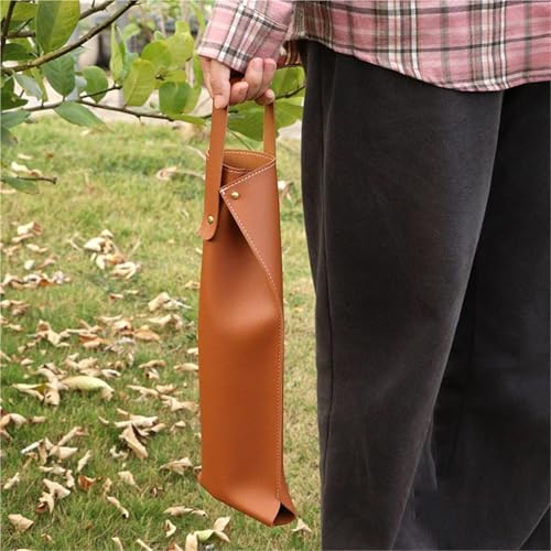 Bolsa de regalo de vino blanca con iniciales y acabado de piel sintética de lujo 7