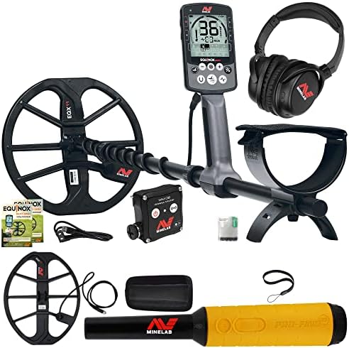 Minelab Equinox 800 Metal Detector with 15" Coil and Pro-Find 35 Pinpointer