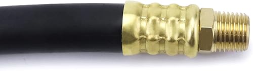 Miniatura 8 de QWORK Manguera de compresor de aire, manguera de aire de 38" x 15", presión máxima de trabajo de 300 PSI, NPT macho de 14" a conexiones NPT macho de