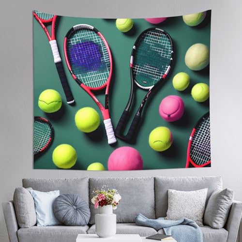 Tapisserie de tennis EdWal pour chambre ado et studio sportif
