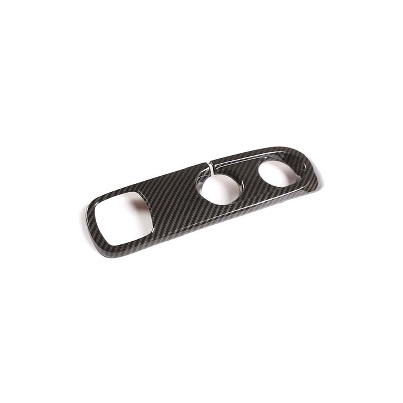 Winvox Carbon Fiber For Benz For Smart 451 For Fortwo 2009-2015 Abs Gear Shift Knob Panel Frame Cover Trim Car Interior Accessories Car Trim Interior(Carbon Fiber)