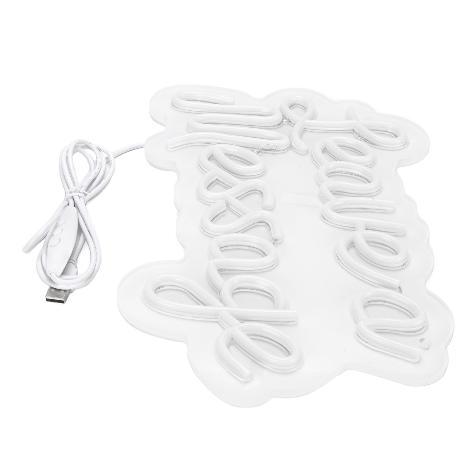 Jectse Insegna LED Neon Lascia un Messaggio, Luce USB | Insegna al neon da parete con pannello acrilico per matrimoni, feste di compleanno, camere da letto, decorazioni per bar
