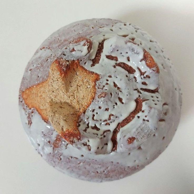 萩焼　茶碗　鬼萩窯変筆洗形　宇田川聖谷造　共箱付き 萩焼茶碗鬼萩窯変筆洗形宇田川聖谷造共箱付き