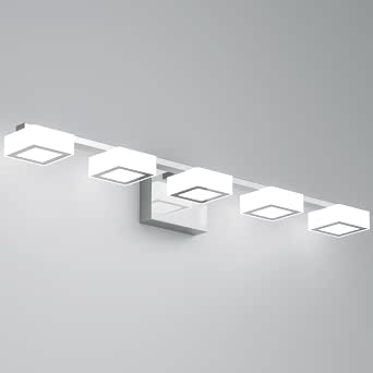 MYTH REALM LED Modern Bathroom Light Fixtures Over Mirror, 5-Light ...