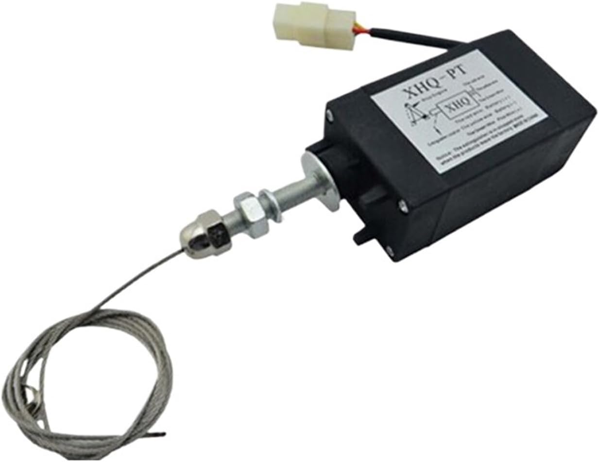 1pc Normally Open DC12V Diesel Engine Flame Out Device Engine Stop Solenoid Valve XHQ-PT Flameout Magnetic Valve Power In Pull Type