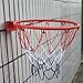ZAWQFDZ Basketball Hoop, Wall-Mounted Hoop, with Anti-Collision Mounting Hooks and Steel Orange Basket, for Garages, School, or Any Wall with Ease(12.5in/32CM)