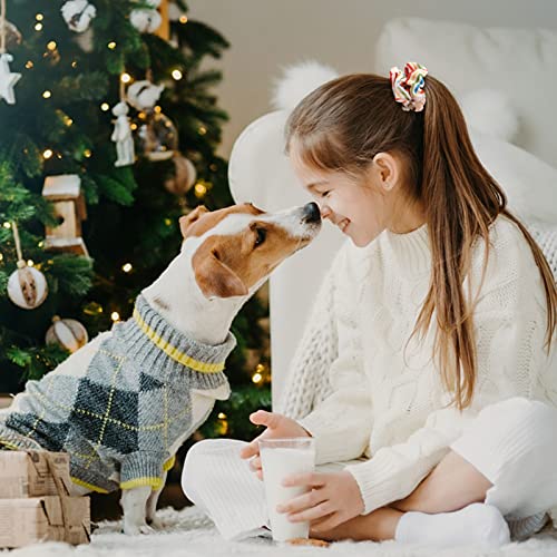 12 Pack Christmas Scrunchies Elastics Band Holiday Hair Scrunchies Velvet Scrunchy Hair Bobbles Scrunchies Jaciya Hair Ties Ponytail Holder Hair Accessories For Women Girls #TOP3