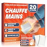 Bramble - Chauffe-Mains (20 Paires, 40 au Total) - Chauffe-Mains de Poche à air pour activ...