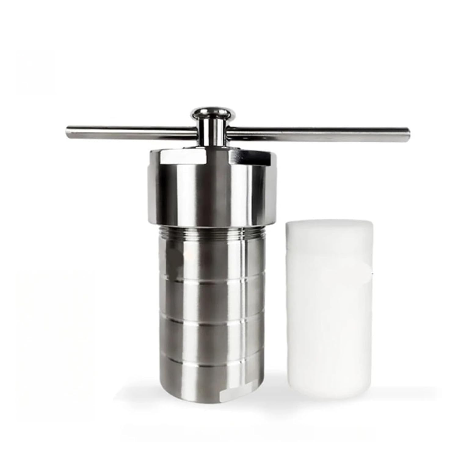 Hydrothermal Autoclave Reactor 304 Stainless Steel Vessel Kettle with PTFE Synthesis 50ml