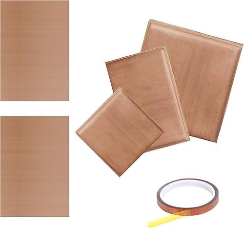 Juego de 6 almohadas de prensa térmica, 3 almohadas térmicas de teflón de diferentes tamaños, 2 hojas de teflón y 1 cinta térmica para proyectos de