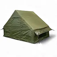 Barraca 3/4 Pessoas Inflável Camping Challet Militar Exército C Inflador