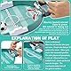 Vibbang Interaktives Tischfußballspiel Spielzeug, Mini Tischkicker Spielzeug mit 6 Stück Fußball, Mini Tischkicker Fussball Geschenke Jungen Kinder Geburtstagsfeier WM Spielzeug