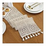 【Multiusos】 Este camino de mesa es artístico y muy útil en varias ocasiones, tales como: mesa rectangular, mesa redonda, mesa cuadrada, decoración de casa de campo, decoración de cocina y decoración rústica del hogar. La capacidad decorativa de este camino de mesa está más allá de su imaginación.