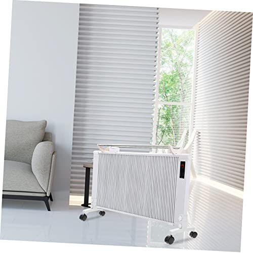 Support de chauffage électrique mobile universel avec roulette et socle stable - 4