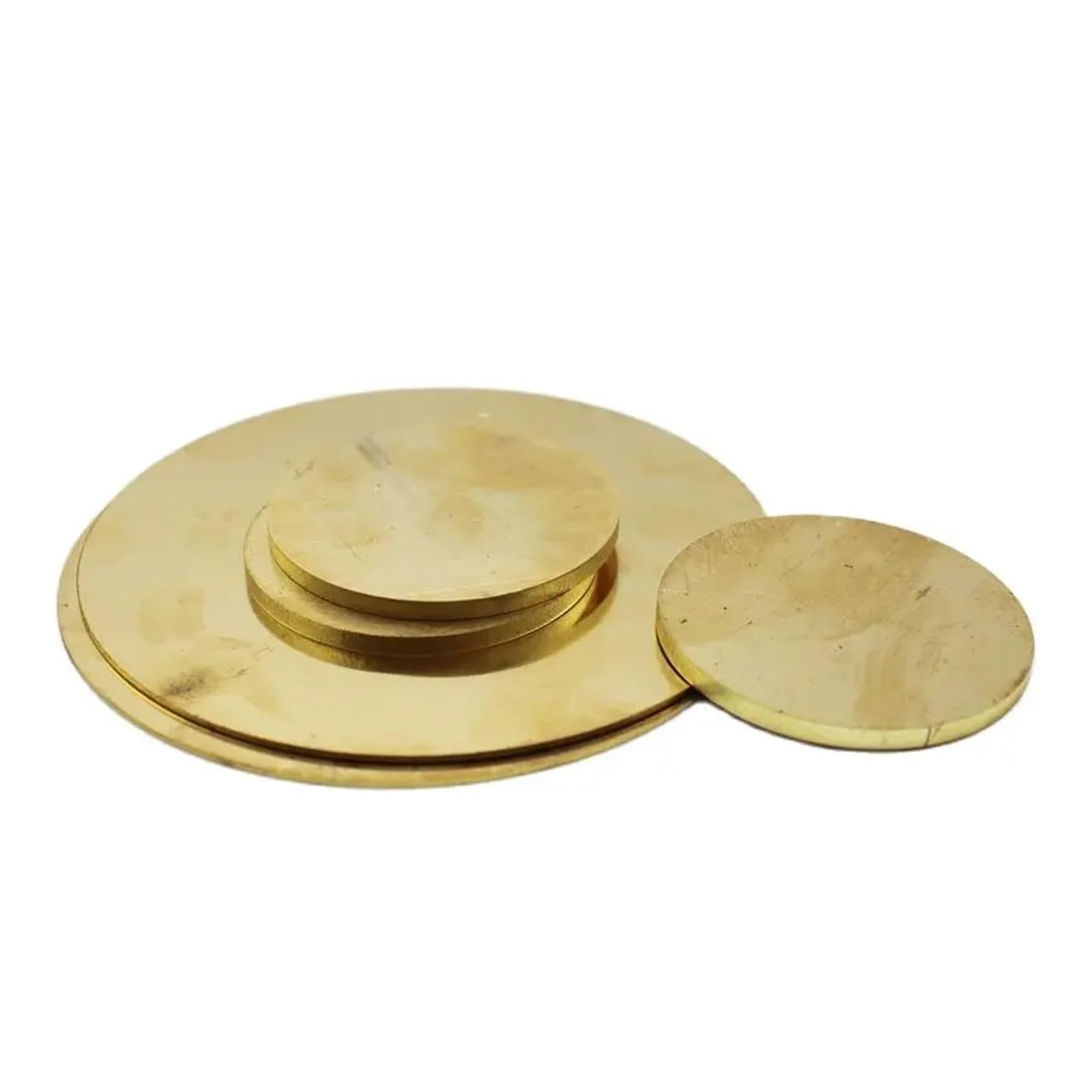 Messingblech Rund Messingscheibe, Kreis, blanke Platte, flaches Blech, rund, Durchmesser 2 mm bis 200(Thickness 1mm 1pc,Diameter 200mm)