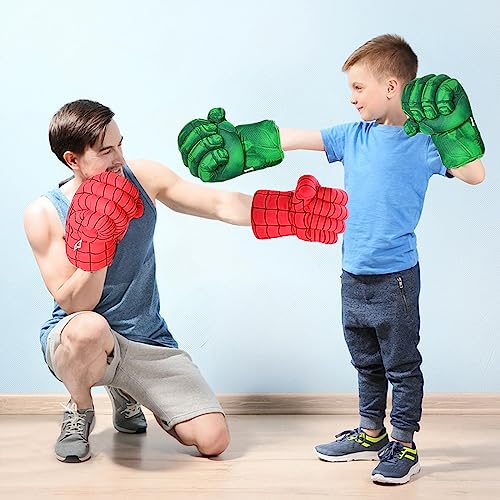 Big Smash Hands, 1 Paar Superheld Plüsch Faust Boxen Spielzeug Cosplay Kostüm Geburtstag Geschenk zum Spass Spielzeuge Kinder Erwachsener