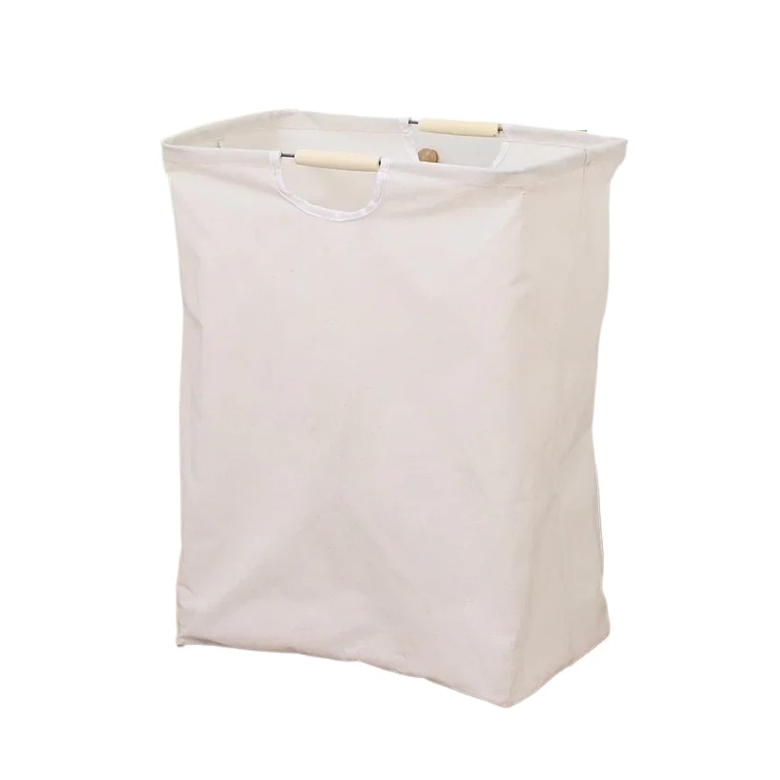 Dirty Clothes Hamper Waterproof Laundry Basket for Household Organizing(White)