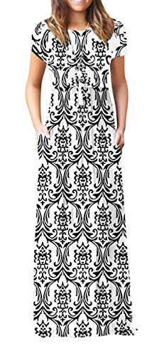 Image of VIISHOW Women's Long Sleeve Loose Plain Maxi Dresses Casual Long Dresses with Pockets