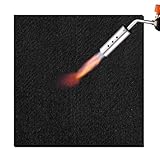 Base ignífuga de 50 x 50 cm, fieltro de carbono, resistente al calor hasta 982 °C, esterilla ignífuga para barbacoa, soldadura, brasero, chimenea, césped, camping