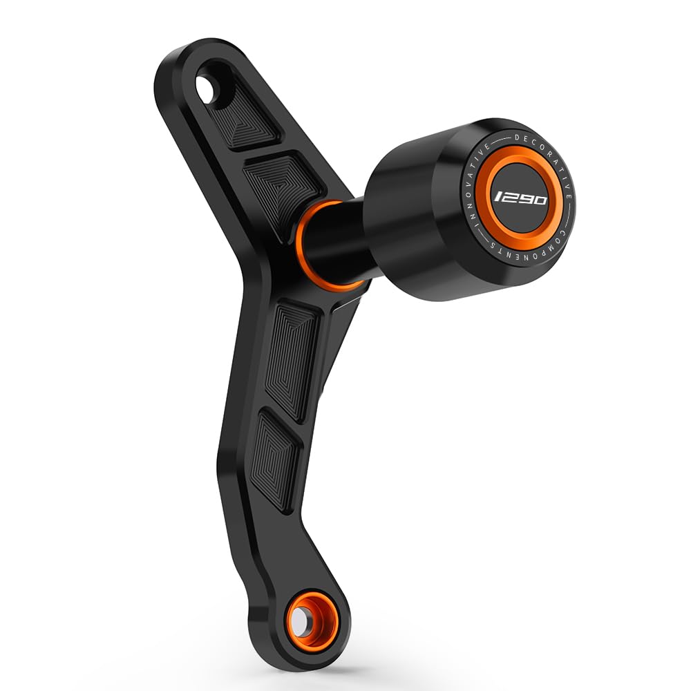 Modeer Motorrad Sturzpads Kompatibel mit K.T.M 1290 Super Duke R/RR 2020 2021 2022 2023 Rahmen Slider Sturzschutz superduke 1290 r/rr zubehör (orange)
