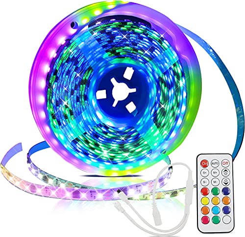 Tira de LED RGB 5 metros Muzata 96 LEDs/m alta intensidad miniatura 1