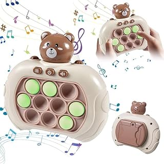 لعبة بوب ات ، لعبة فقاعات سريعة الدفع، العاب حسية محمولة باليد، العاب حسية للتوحد هدايا العاب صغيرة للاولاد والبنات، لعبة بازل بوب للتحكم في الالعاب (دب)