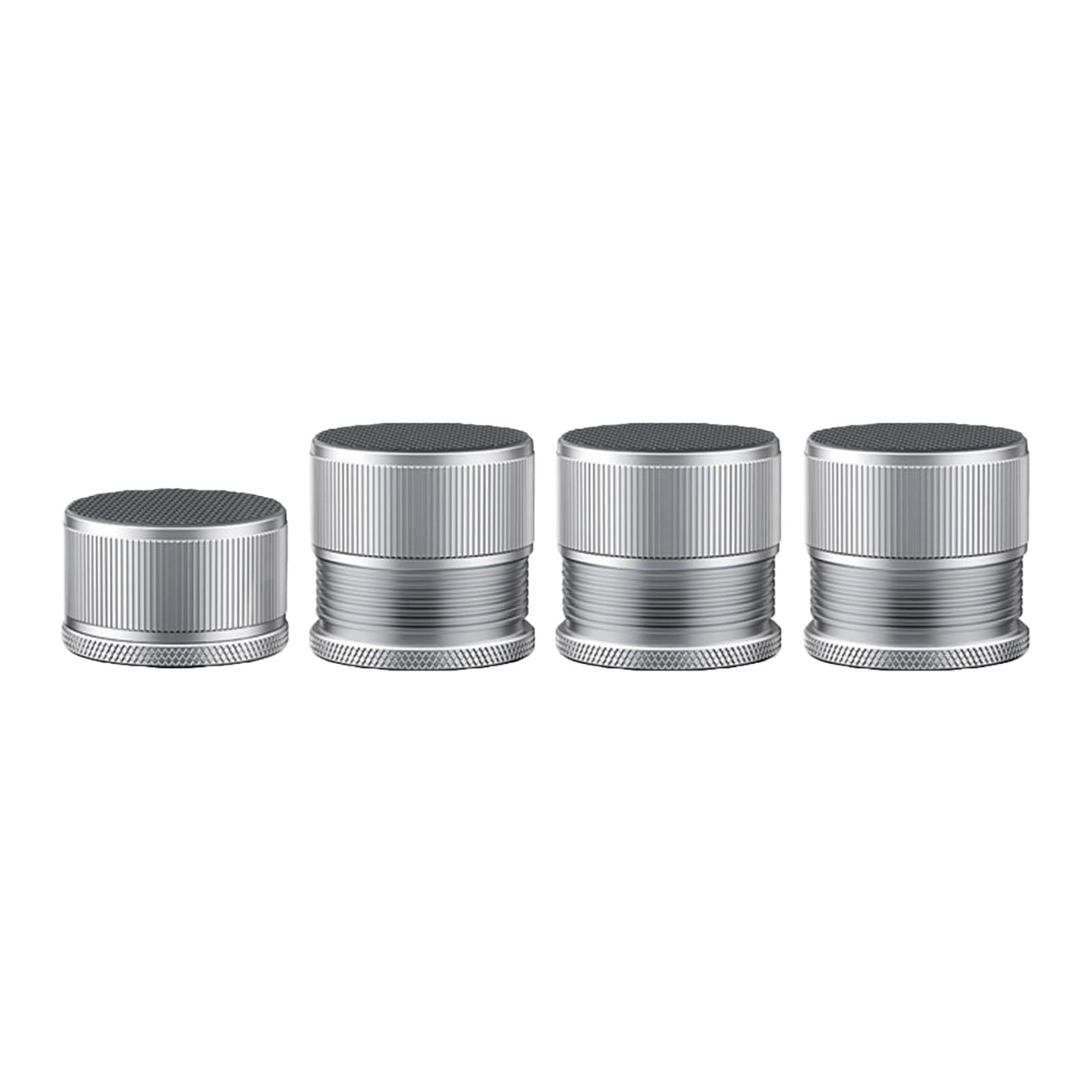 4Pcs Heavy Duty Adjustable Leveling Feet Anti-Vibration Pads for Washing Machine Dryer Bed Furniture Stability Adjustable Bed Risers Washing Machine Feet Aluminum Alloy Appliance Stabilizers