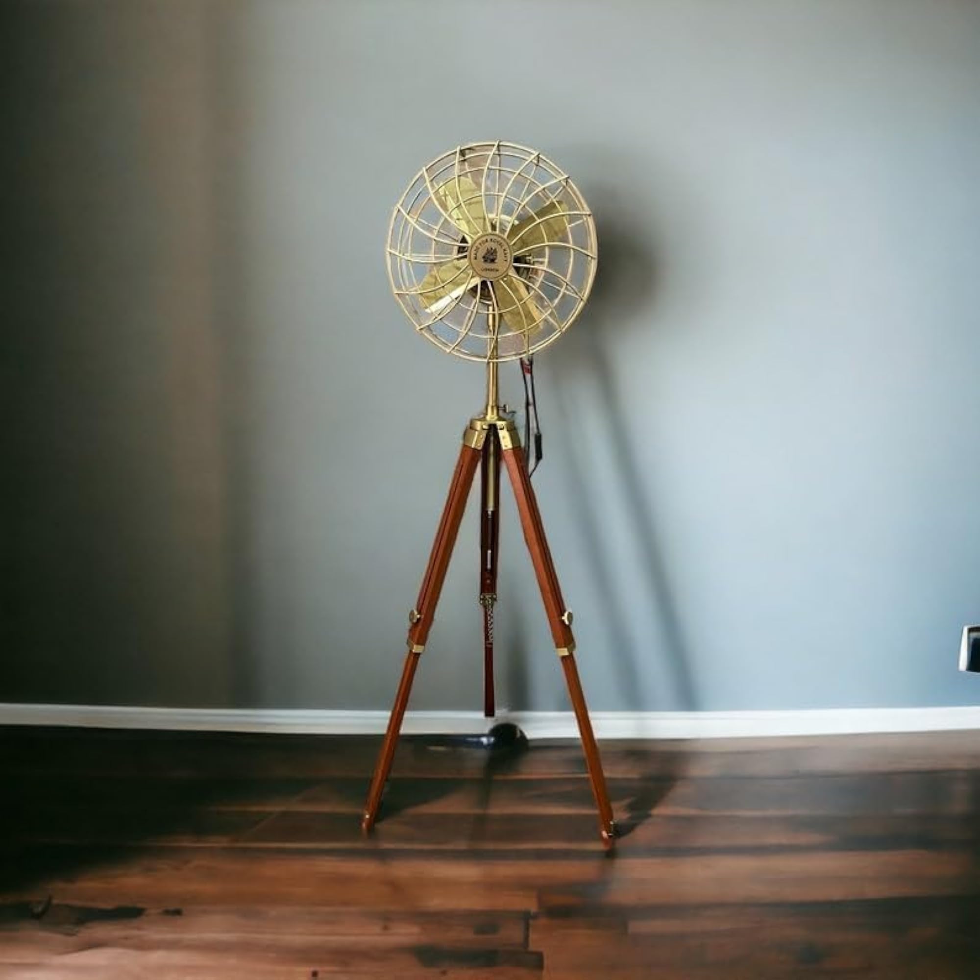 Vintage Royal Navy Tripod Floor Fan