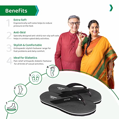 Image of ORTHO JOY Doctor Orthopedic Slippers For Ladies Daily Use /mcr chappals for women
