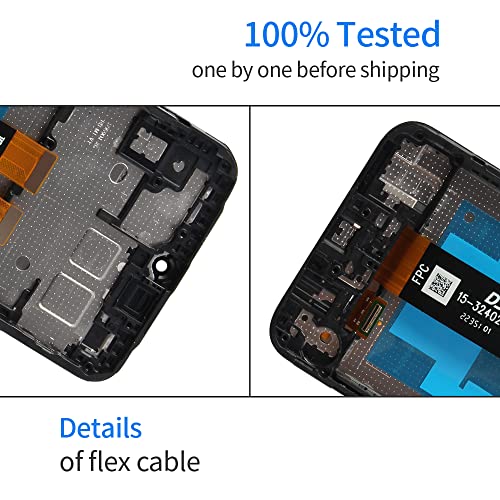 For Samsung Galaxy A14 5G - Screen Replacement Lcd Full Assembly Kit With Frame - Galaxy A14 5G Display Digitizer Touch - Compatible With Sm-A146, Sm-A146U, Sm-A146U1, Sm-A146U1/Ds (Us Version) #TOP3