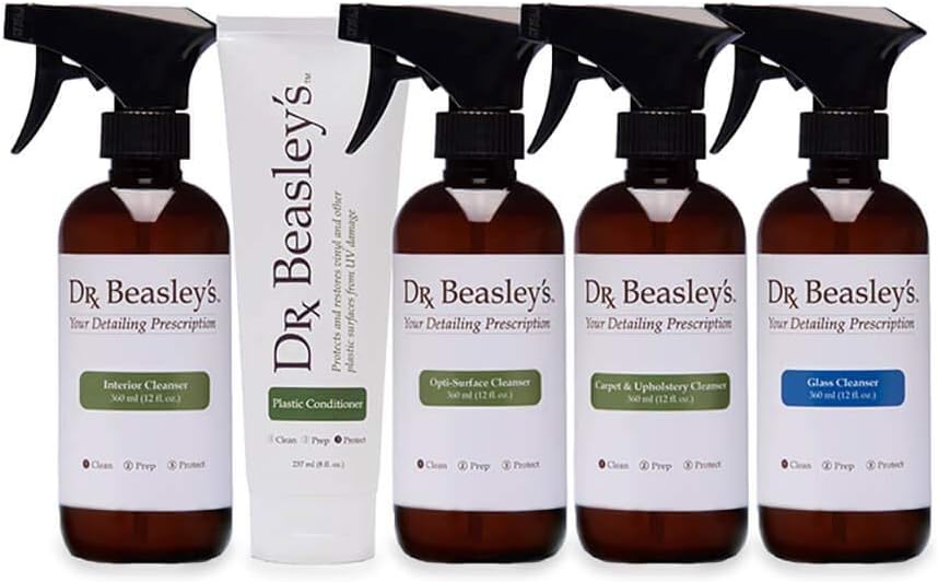 Dr. Beasley's Complete Interior Detailing Prescription, Cleans and Protects Car Interiors, 1-2 Months Durability