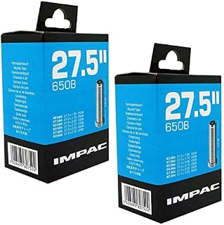 Impac 27.5" x 1.75-2.35 Mountain Bike Inner Tubes - Schrader Valve (Pair)
