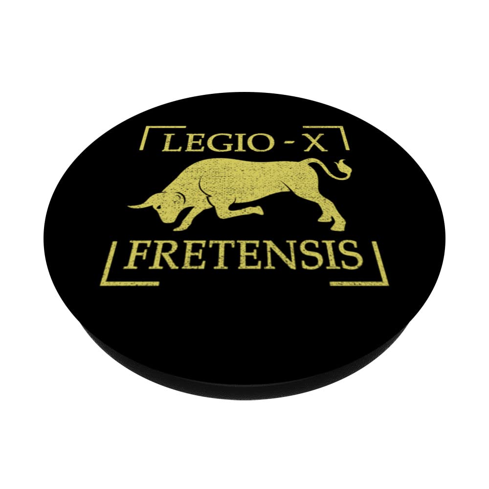 Legio X Fretensis 10th Roman Legion Empire Pedites Legionary PopSockets Swappable PopGrip, Black - Image 2