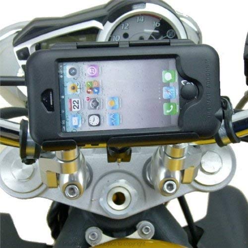 Ultimate Addons Metal U-Bolt Motorcycle Bike Waterproof Tough Case Handlebar Mount For Apple Iphone 5 / 5S #TOP4