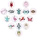 Faburo 15 Piezas Pulsera Amistad Pulsera Niña, Niña Pulsera Unicornio Trenzada Brazalete...