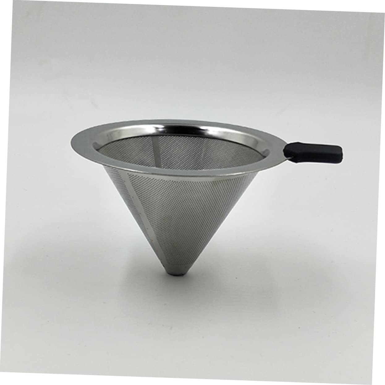 Filtros for cafeteras Colador de Café reutilizable Café de una sola taza Suministros for hacer café Café sin papel Café Embudo de doble capa Metal