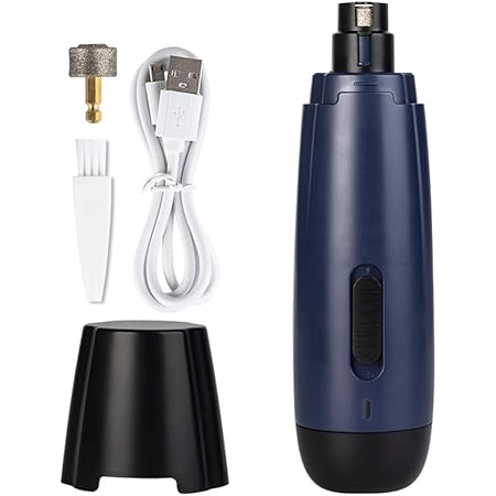 Amazon Com Smehnser Electric Dog Nail Grinder Portable Rechargeable 2 Speed Dog Nail Clippers Trimmer Low Noise Painless Paws Grooming Polisher For Small Medium Large Dogs Puppy
