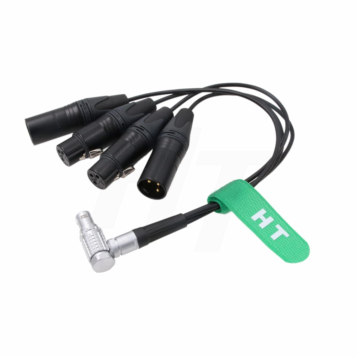 Breakout Audio Record Cable for Shogun Inferno, Ninja Inferno, Shogun Flame, Shogun 7 Monitor Right Angle 10 Pin to XLR 3 Pin