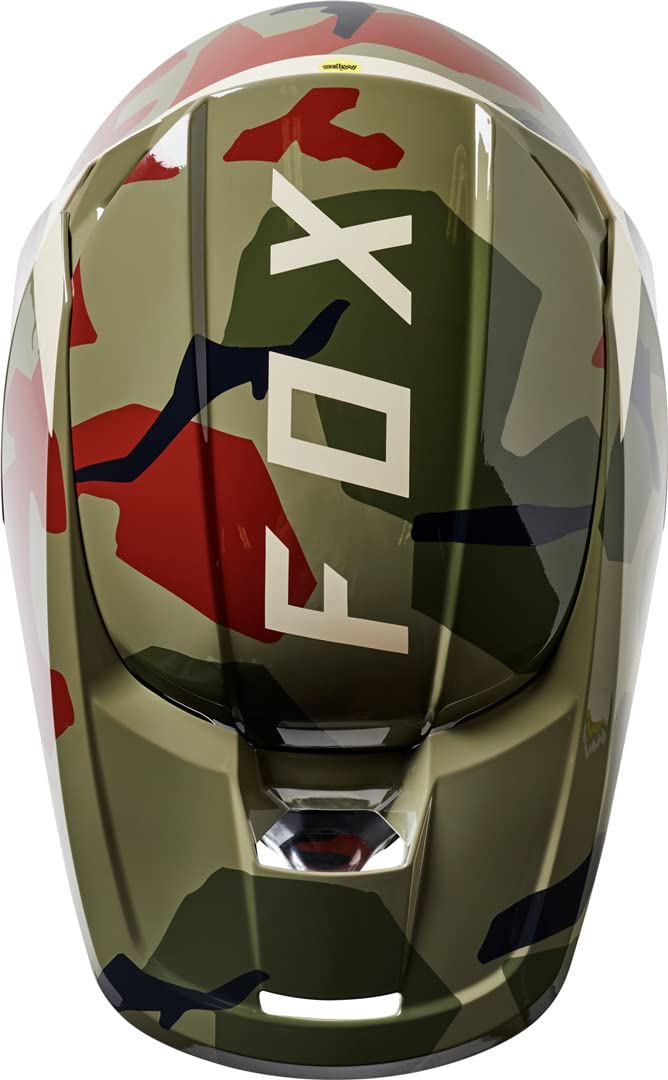 Fox V1 Bnkr Helmet, Ece Green Camo : Amazon.de: Auto & Motorrad