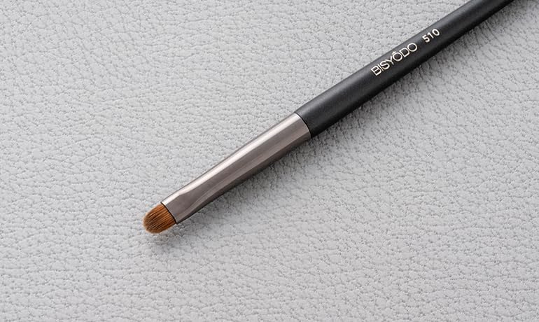 BISYODO SHIORI Series Shadow Liner Brush - Round Flat Type, Black