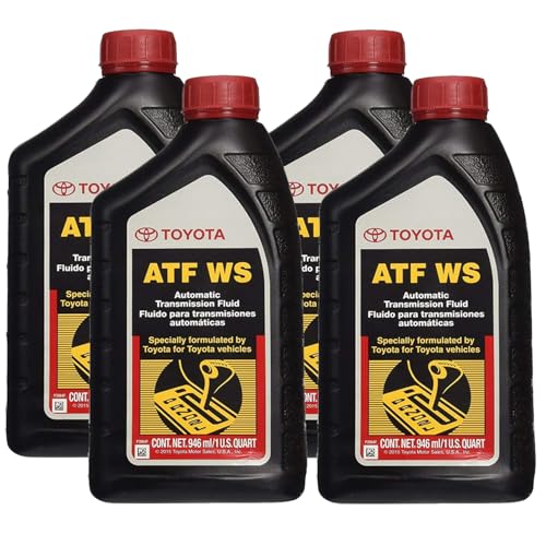 Genuine OEM ATF WS 4 Quarts Automatic Transmission Fluid (4x1 qt) For Toyota Lexus